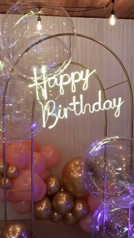Pink LED Birthday Sign,aesthetic Birthday Neon Decor ,party Room Lighting | Birthday Gift Idea - Etsy
