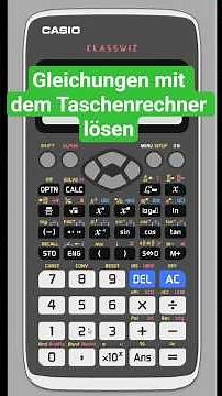 Solving equations with a calculator #math #calculator #equations #mathlearning #casio #maths