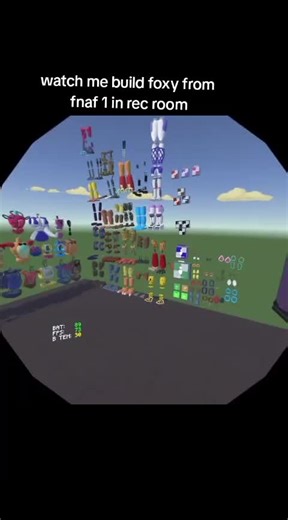 Building Foxy from Five Nights At Freddy's in Rec Room