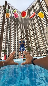 Fruit Grip Under Water Challenge | What Try Next?)😁 #fruits #challenge #underwater #grip #swimmingpool | Paolo Football