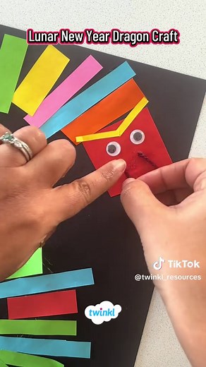 Easy Lunar New Year Dragon Craft for Kids