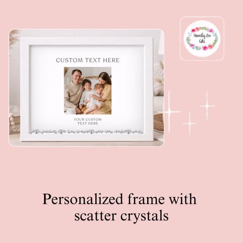 Personalized Mother's Day Frame With Crystals & Custom Photo - Etsy