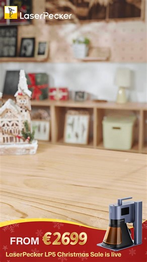 824 reactions · 22 shares |  LP5 Christmas Sale — Up to €1200 OFF! With LaserPecker LP5, you can:  Cut stainless sleigh-bell earrings  Engrave Santa-face cocoa spoons  Sketch North-Pole map on copper mugs  Burn starry-night toy train on maple box ❄️ Frost angel-wing motifs on glass ornaments  Engrave gingerbread-family portraits on rolling pins ✨ Create. Personalize. Celebrate. This Christmas! | LaserPecker Global | Facebook