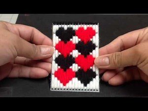 Plastic Canvas : Gift Card Holder Part 3