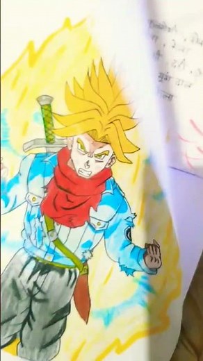 how draw a trunks super saiyan 2 drawing tutorial