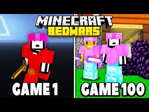 I Survived 100 days in Minecraft Bedwars 100 days ft aCookieGod