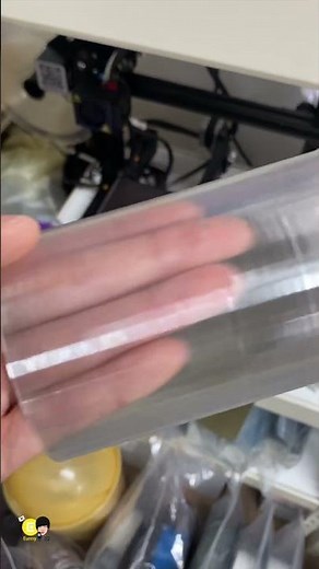 Transparent Filament Test with 3D printing