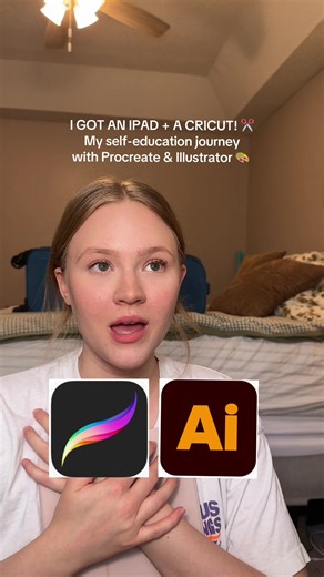 I have always loved graphic design and illustrations, but have never had/learned the skill and it would be a dream of mine to have a small business…but I have to learn everything first 😅 anyways, i want to bring you guys along with me while I learn and share about my self-education journey, especially since I have a lot of educational trauma and learning differences. I figure I’m not the only one and maybe it’ll be interesting! #procreate #illustrator #stickershop #singlemom #selfeducation