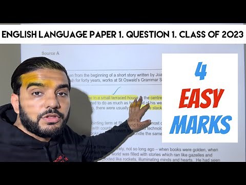 English Language Paper 1, Question 1: Bag These 4 Marks