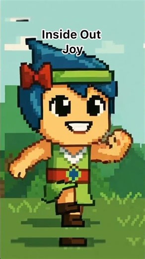 Minecraft Inside Out 2 Joy #minecraft