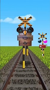 rail road rail crossing railway line#viral#video #踏切アニメ#踏切#fumkari 🚂🚆