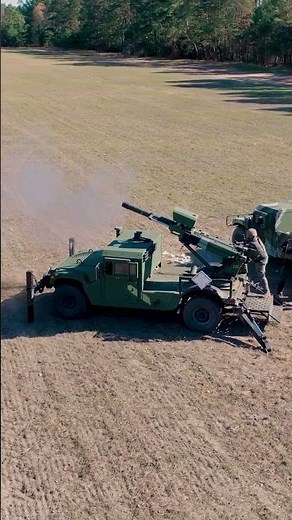Fire mission! 💥 #AMGeneral #HUMVEE #HUMVEEHawkeye #FieldArtillery #Army #Military #Miltok