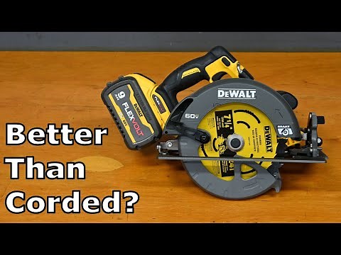 DeWalt Flexvolt 60v Cordless Circular Saw - Tool Test Tuesday! DCS578