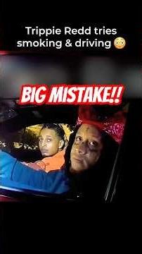 Bro Tried Smoking & Driving With No License🚔😳#cops