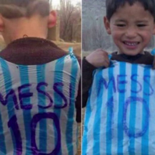 Remember the kid with the fake Messi shirt? He's finally met Leo Messi 👏 | The Sun Football
