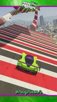 Pro Twisty Valentine Wallride Stunt 💚🎮 (GTA Online Custom Stunt Race - PS n PC Links)