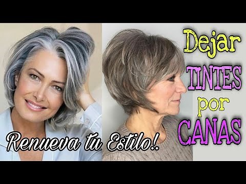 🆘Leave DYES for GREY HAIR⁉️ You are over 55 and 65 years old❓Show off your Gray Hair and Renew yo...