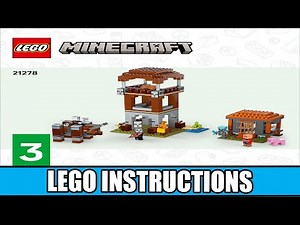 LEGO Instructions - Minecraft - 21278 - The Pillager Outpost and Ravager - Minifig-scale (Book 3)