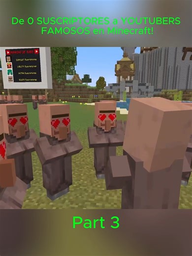 De 0 SUSCRIPTORES a YOUTUBERS FAMOSOS en Minecraft (2)#mcjarded #mcjared #jardred