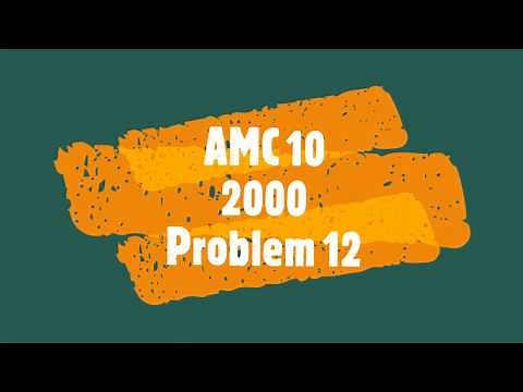 AMC 10 2000 Problem 12