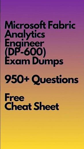 Microsoft Fabric Analytics Engineer (DP-600) Exam Questions 2026 | Practice Tests | SkillCertPro