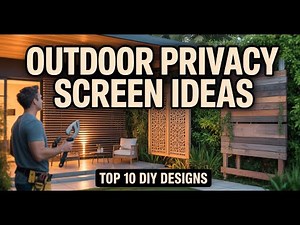 Top 10 Outdoor Privacy Screen Ideas | DIY Wooden Screens for Garden, Patio & Backyard