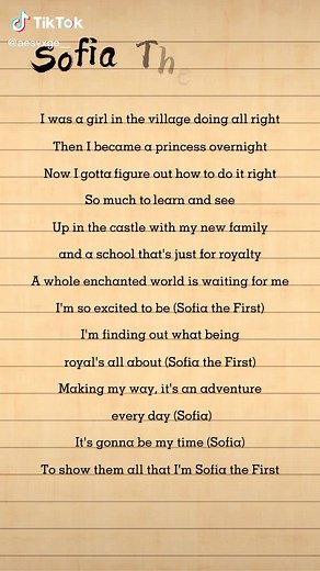 Sofia the First Theme Song Lyrics