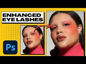 How to Make EYELASHES Longer, Thicker, & Fuller in Photoshop (3-Minute Tutorial)