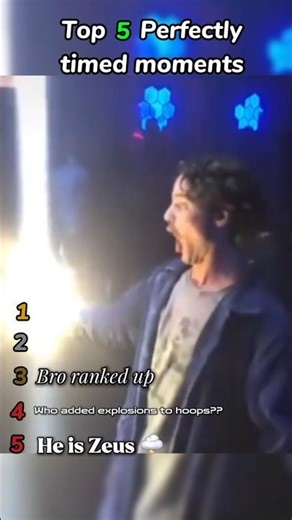 Ranking videos- Perfectly timed moments.