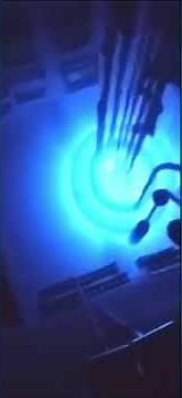 原子炉の稼働する瞬間#原子炉#チェレンコフ光#shot #shots