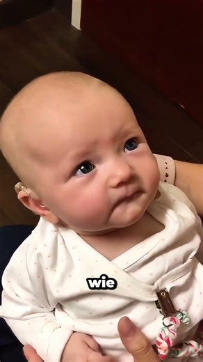 Gehörloses Baby hört Mutter zum ersten Mal und das passiert ❤️ #Emotional #Shorts