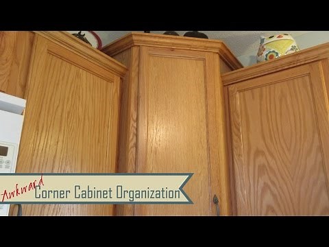 Kitchen Organization: Awkward Corner Cabinets & Lazy Susans