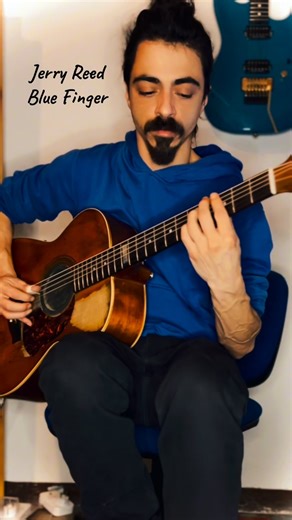 Jerry Reed-Blue Finger #fingerstyle #guitar #guitarist #acousticguitar #matonguitars | Lorenzo Niccolini Fingerstyle Guitar