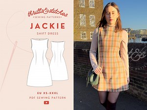 Jackie 3-in-1 Perfect Party Shift Dress | Digital PDF Sewing Pattern | Sleeve Options - Etsy Australia
