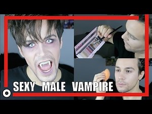 Sexy Male Vampire Make up Tutorial | BEAUTY