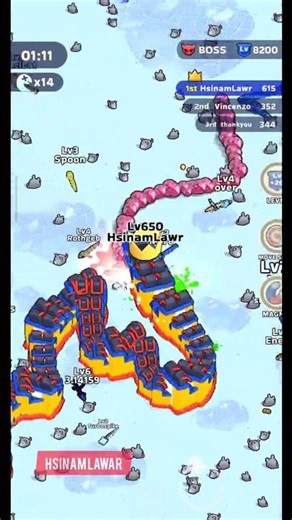 SNAKE CLASH FOR ANDROID 🔥🐲 #snakeclash #trending #shorts #androidgames