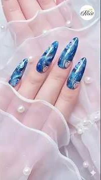 Easy Galaxy Nail Art Tutorial using Cat Eye Gel 🪐