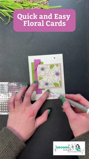 Easy Floral Cards (No Coloring Needed!)