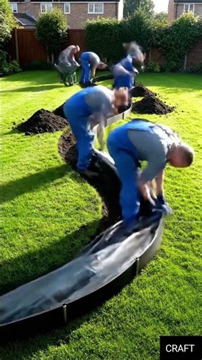 Laying stones to create a path in a garden #building #timelapse