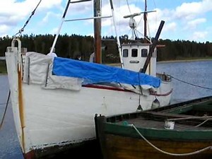 Hundested KK/F/L 2 cyl 150 hp 1969 in danish 45 feet kutter Amy