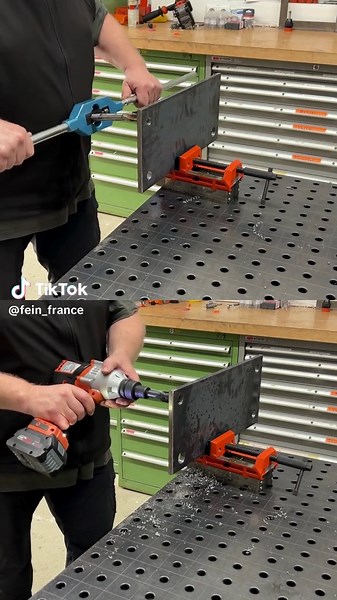 Quelques secondes ou plusieurs minutes : que vaut votre temps ? Avec les accessoires VARIO, les opérations de recoupe manuelle appartiennent au passé. 🔩 Nettoyer ou recouper des filetages M30 ? ➡️ 3 fois plus rapide et bien plus pratique avec la boulonneuse à chocs 💡 Retouche mobile sans contrainte : directement sur place, sans machine spéciale. Quand chaque seconde compte, la différence se voit. Et vous, avez-vous déjà testé les accessoires VARIO ? Partagez votre retour en commentaire ! 👇 #F