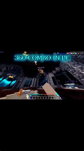 pc vs mobile 360 combo #minecarft #shorts