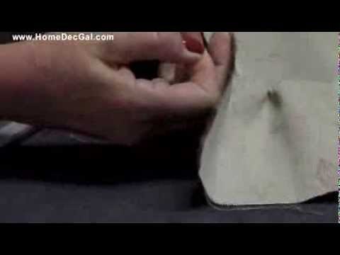 Pulling a Thread to get a Straight Cut in Fabric