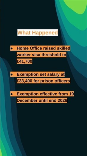 UK Grants Prison Officers Visa Exemption