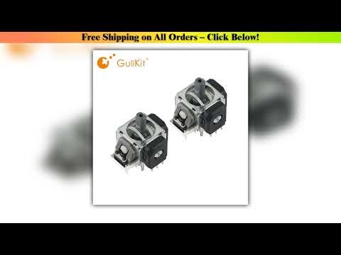 GuliKit TMR Electromagnetic Joystick with Stick Caps for PS4 PS5 Gamepad Switch Pro Xbox Series