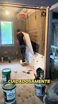 How to install large-format tiles step by step #viral #engineering #video #shortvideo #reels