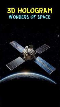 The Universe in 3D | 3D Space Holograms with Names on black background #3dhologram