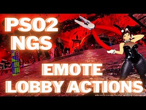 PSO2 NGS 420: Lutherisms Emote Lobby Action 420「編知／乱知」