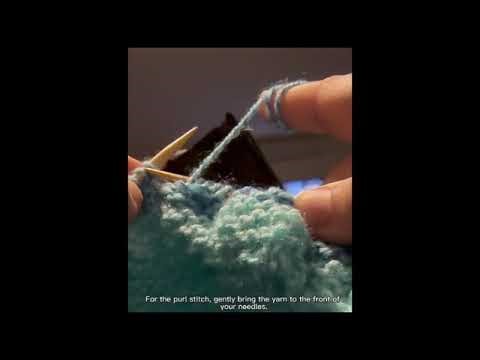 Knitting Pattern Tutorial for Beginners | 2 Knit 2 Purl