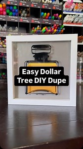 3.6K views · 1.1K reactions | Chanel No. 5 Dollar Tree DIY Craft | Easy Bougie Gift Idea on a Budget Dupe! Create a stunning Chanel No. 5 inspired gift using @dollartree supplies! This easy paper craft turns a simple frame into a chic, high-end dupe. Perfect for DIY lovers and budget-friendly gifts. #dollartree #dollartreefinds #diycraft #crafty | Timm Sevitz | Facebook